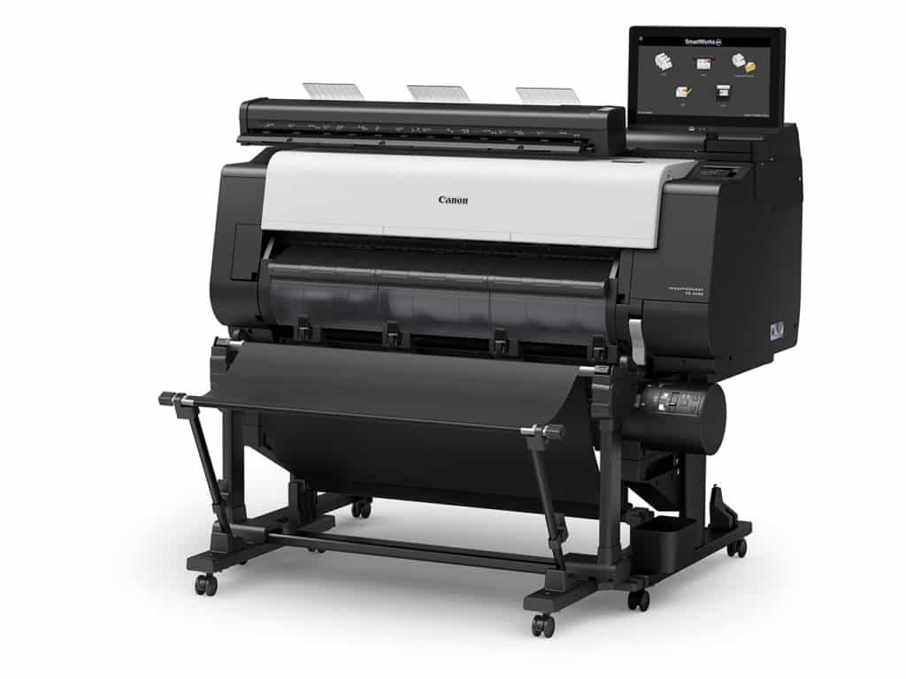 Multifunctionele Canon Large Format Printer met opvangklep